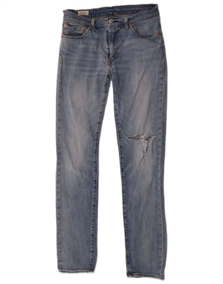 Levi's Herren 511 Slim Jeans W32 L34 Blaue Baumwolle