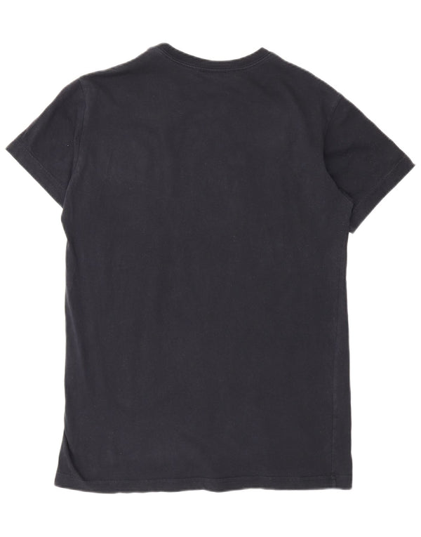 Emporio Armani Herren Grafik T-Shirt Top Small Marineblau