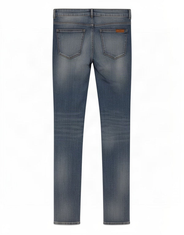 Zara Damen Mid Rise Skinny Jeans EU 38 Small W30 L31 Blau