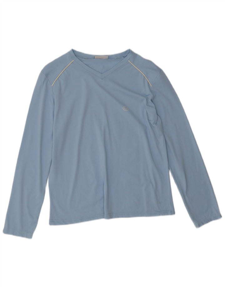Sergio Tacchini Damen Top Langarm IT 48 XL Blau Polyamid