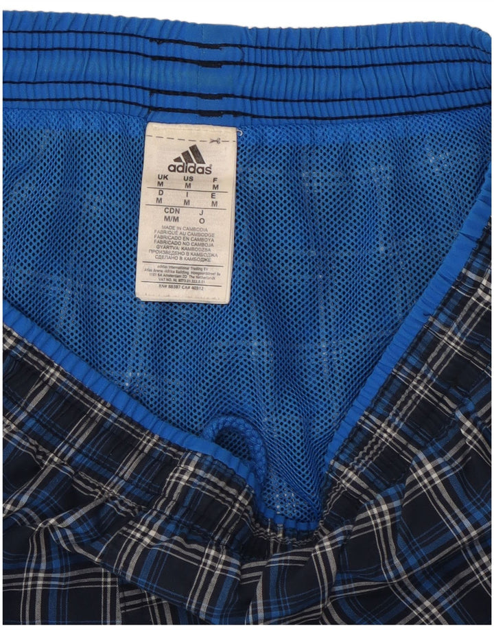 Adidas Herren Sport Shorts Medium Marineblau Karo Polyester