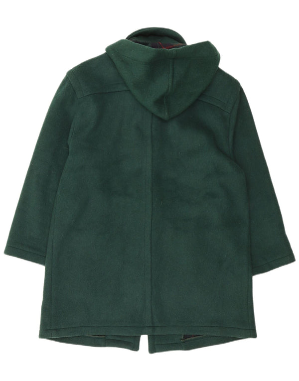 Vintage Damen Kapuzen-Dufflecoat UK 16 Large Grün