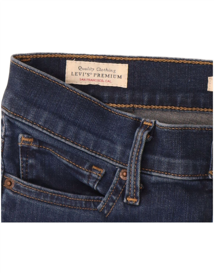 LEVI'S Damen Skinny Jeans W27 L30 Blaue Baumwolle