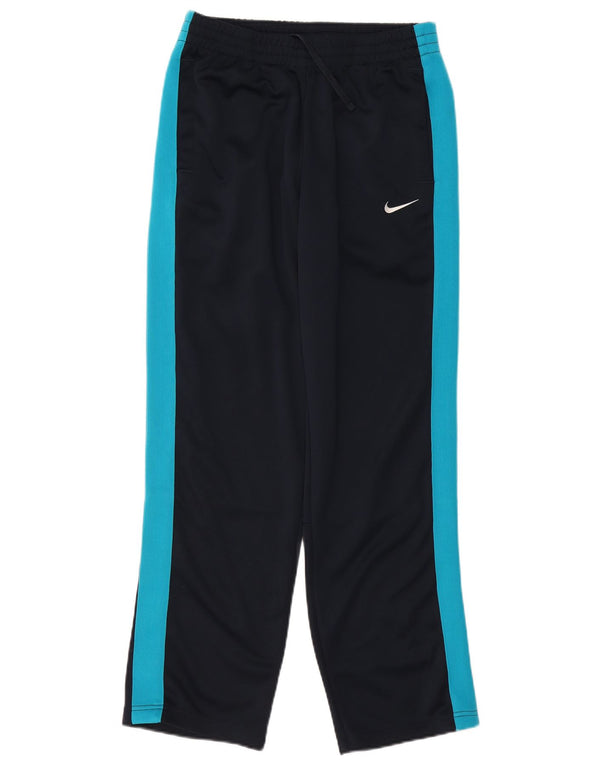Nike Damen-Trainingshose, UK 10, Größe S, Schwarz, Colourblock-Polyester