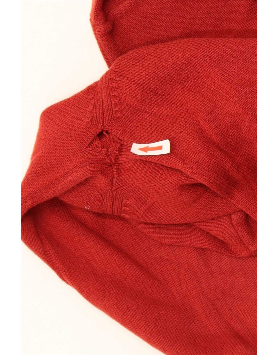 Marks & Spencer Herren-Pullover mit V-Ausschnitt, Größe S, Orange, Baumwolle