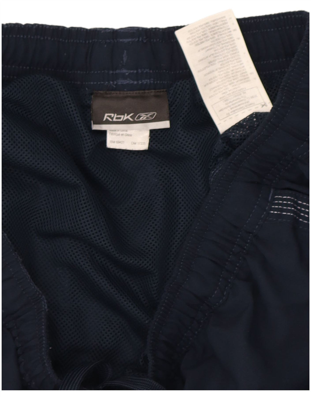 Reebok Herren-Sportshorts, groß, marineblau, Polyester