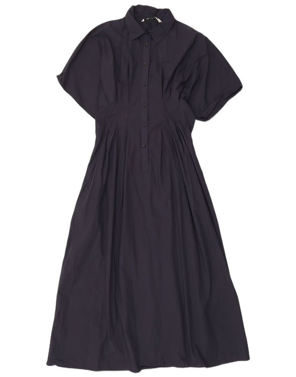 Zara Damen Maxikleid UK 12 Medium Marineblau
