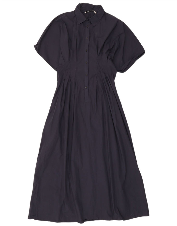 Zara Damen Maxikleid UK 12 Medium Marineblau