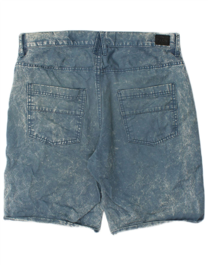 QUIKSILVER Mens Slim Fit Denim Shorts W32 Medium  Blue Cotton