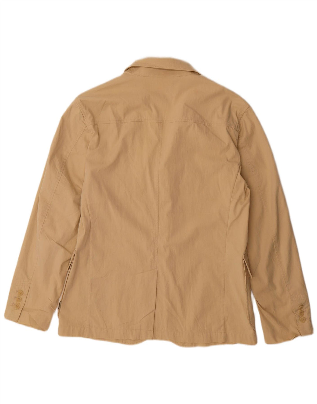 Geox Herren Respira 3-Knopf-Blazerjacke UK 40 Large Beige Baumwolle
