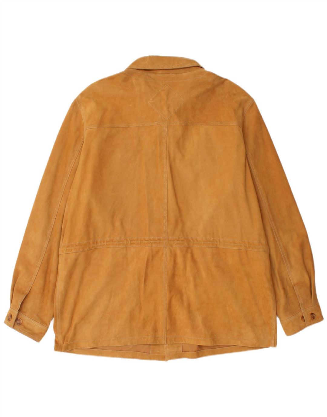 WALBUSCH Herren Wildlederjacke UK 42 XL Braunes Leder