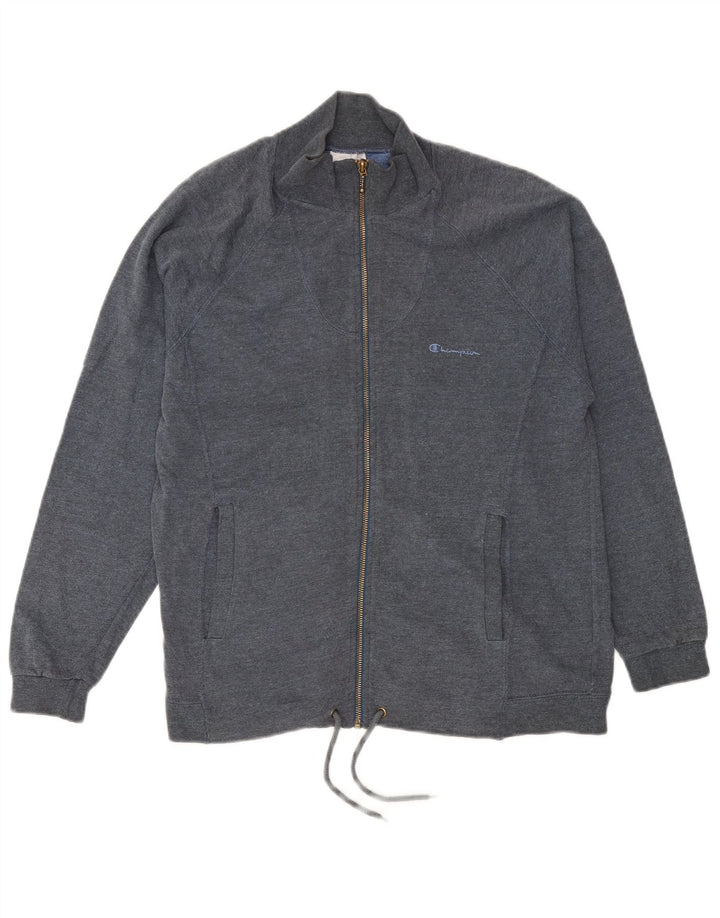 Champion Herren-Trainingsanzugoberteil mit Grafik, Größe S, Marineblau, Baumwolle