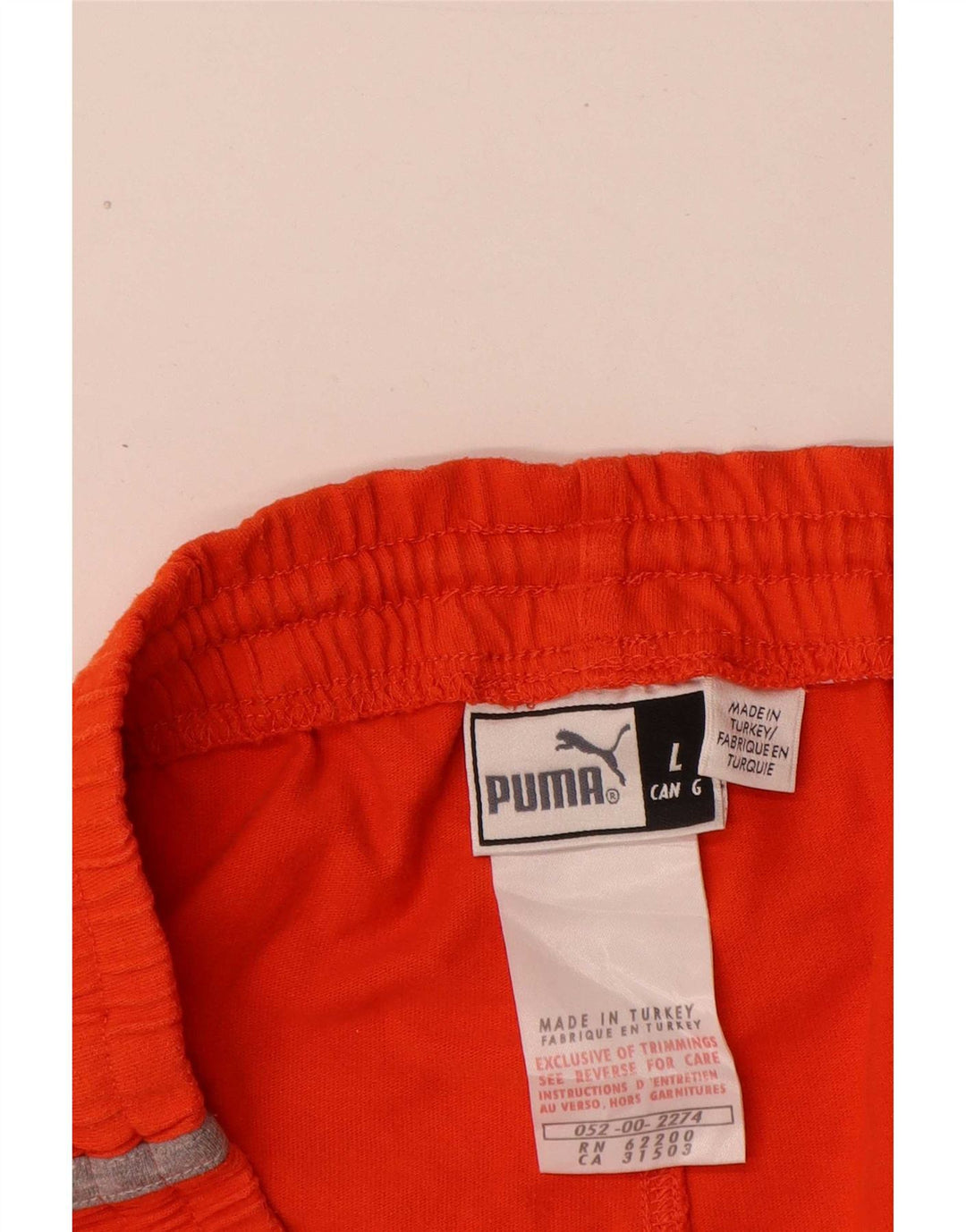 Puma Herren-Sportshorts, groß, Orange, Colourblock-Baumwolle