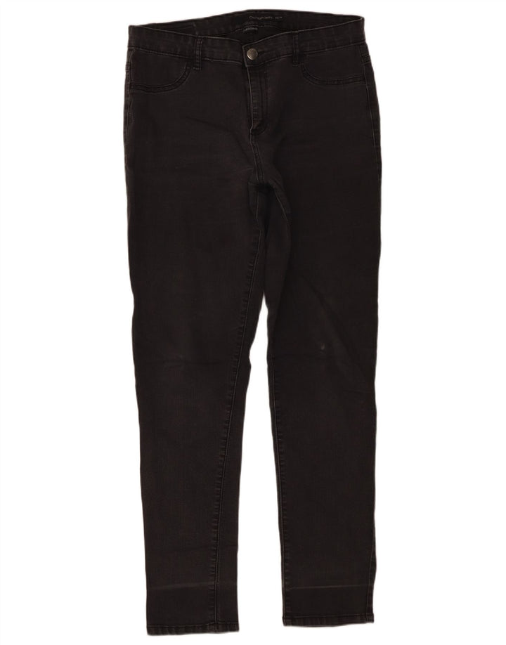 Calvin Klein Damen Legging Jeans US 14 Large W32 L30 Graue Baumwolle