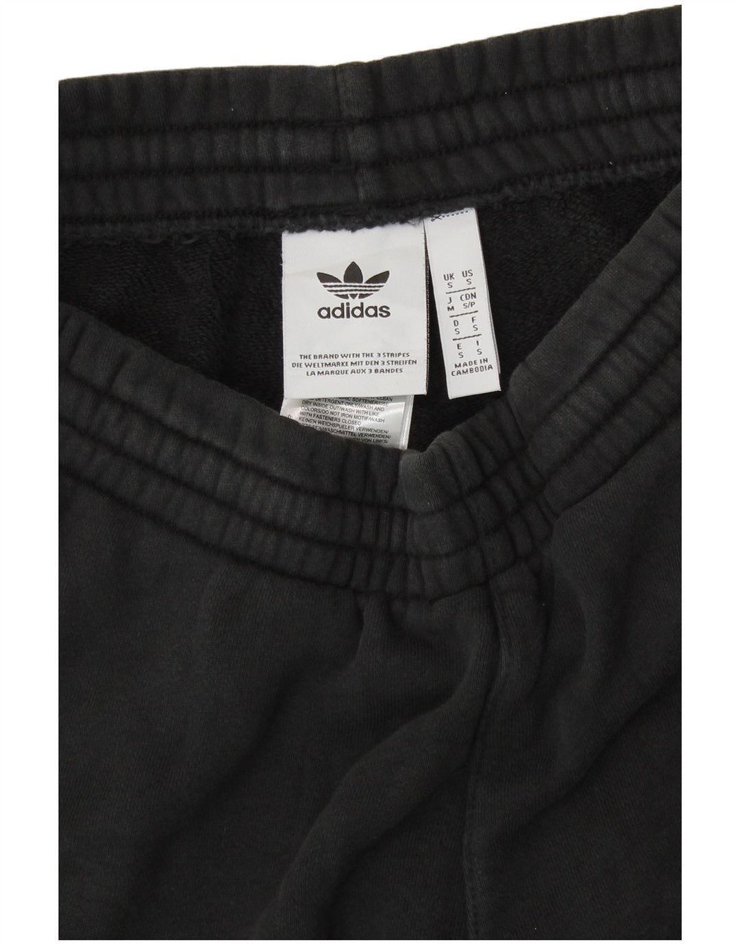 ADIDAS Damen Grafik-Trainingsanzug-Hose, Jogger, Größe S, Größe S, Schwarz, Baumwolle