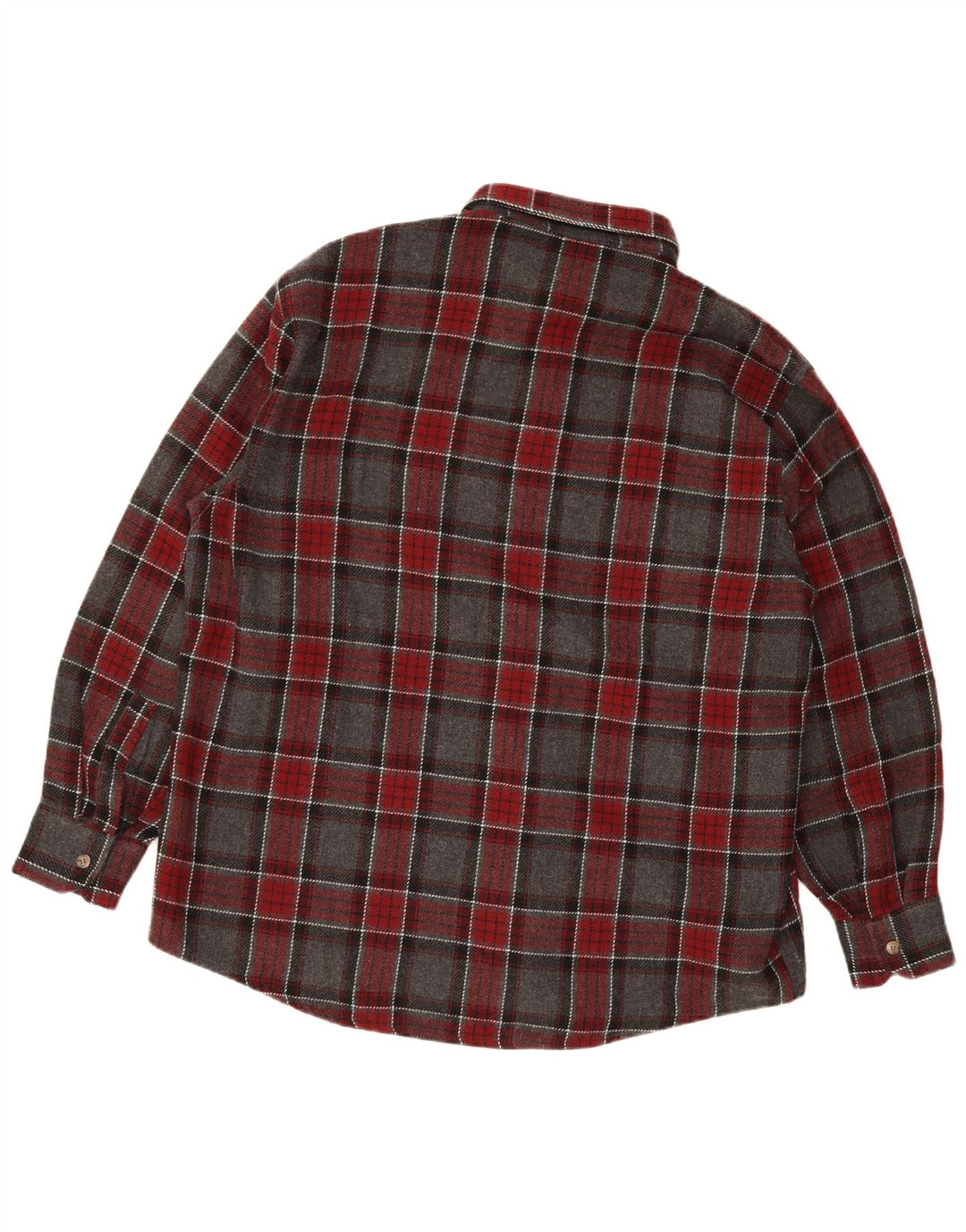 European Project Herren-Flanellhemd 2XL, grau kariert, Acryl