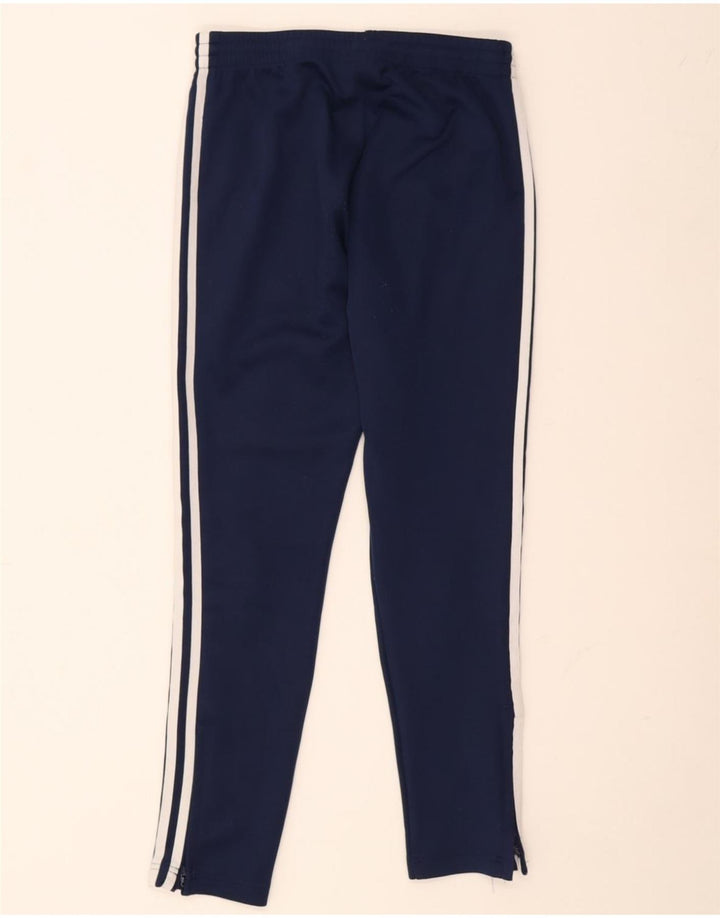 ADIDAS Womens Tracksuit Trousers UK 10 Small  Navy Blue Polyester