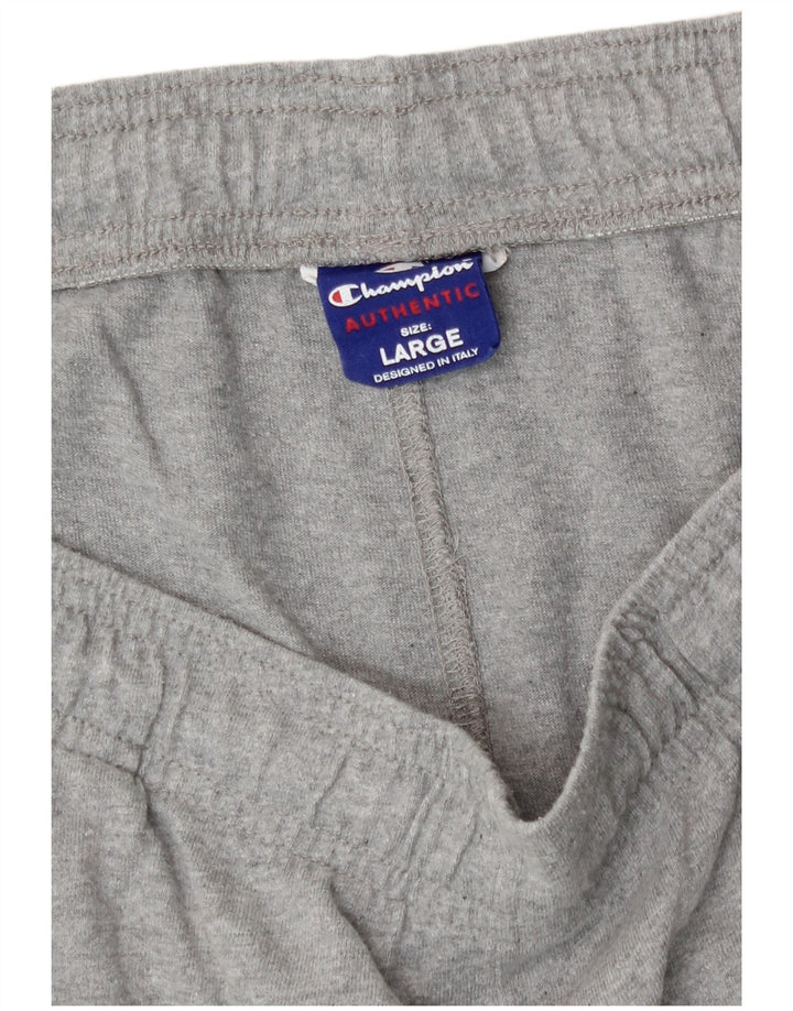 Champion Herren Sportshorts mit Grafik, Größe L, Grau