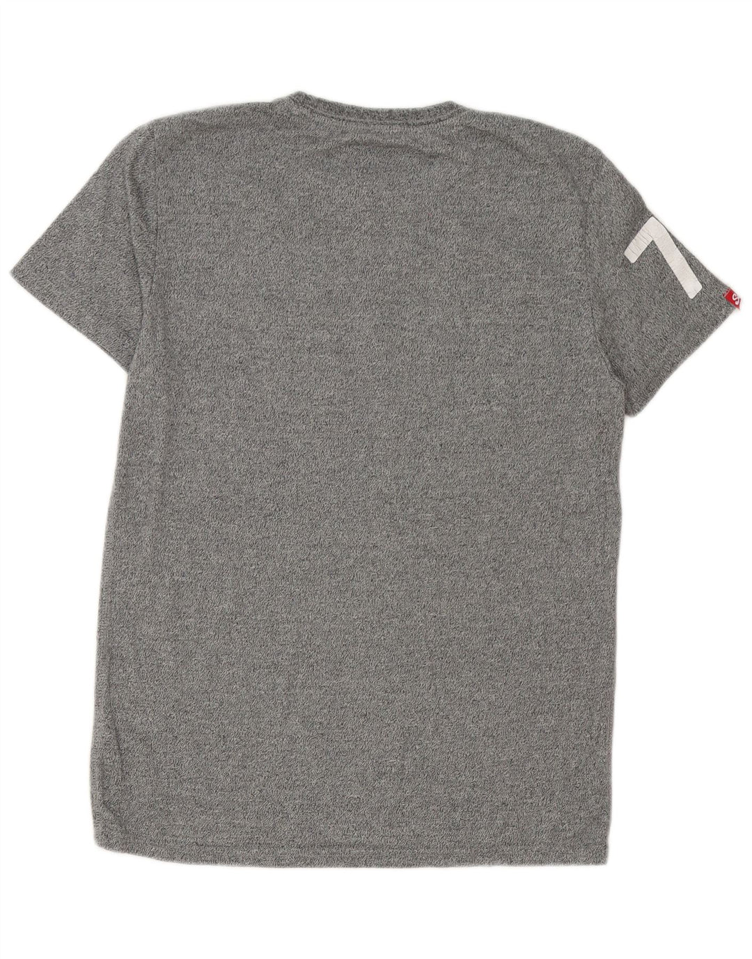 Superdry Herren-T-Shirt mit Grafik, Größe L, Grau, Baumwolle