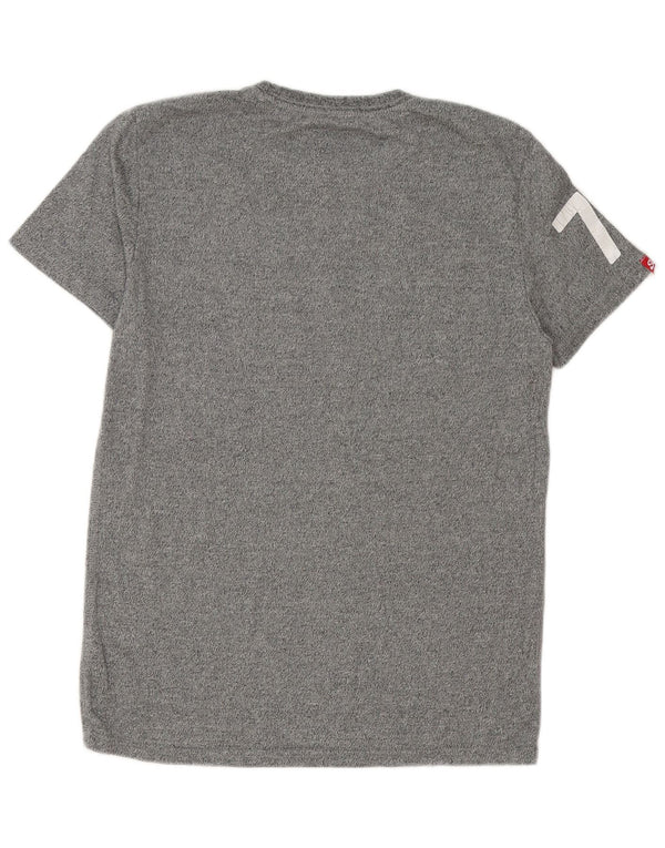 Superdry Herren-T-Shirt mit Grafik, Größe L, Grau, Baumwolle