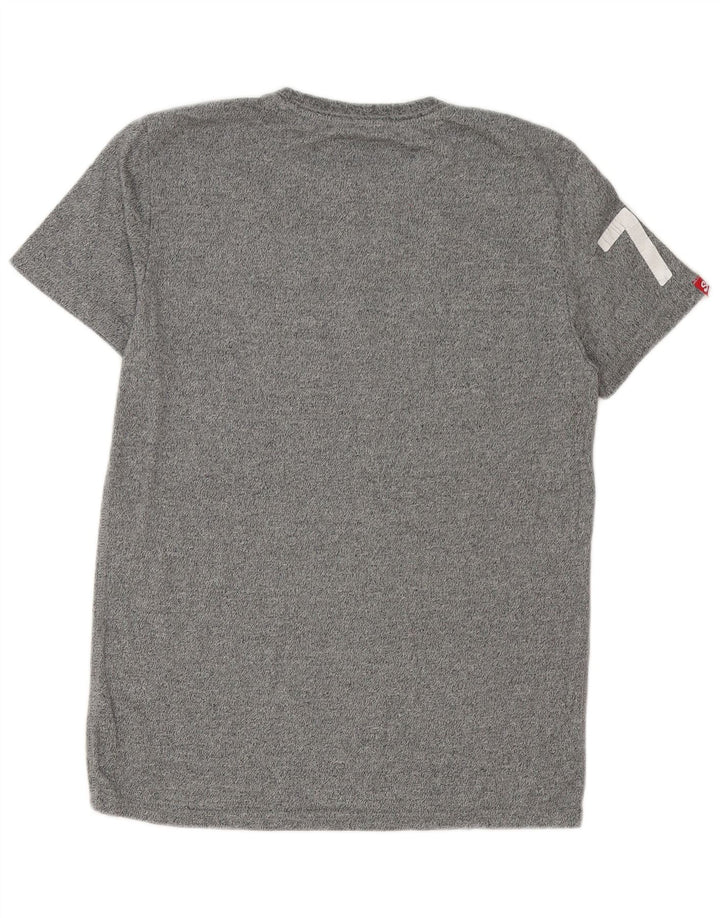 Superdry Herren-T-Shirt mit Grafik, Größe L, Grau, Baumwolle
