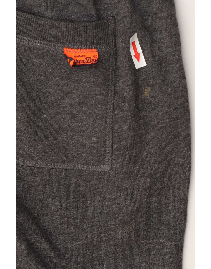 Superdry Herren-Sportshorts mit Grafik, Größe S, Grau, Baumwolle