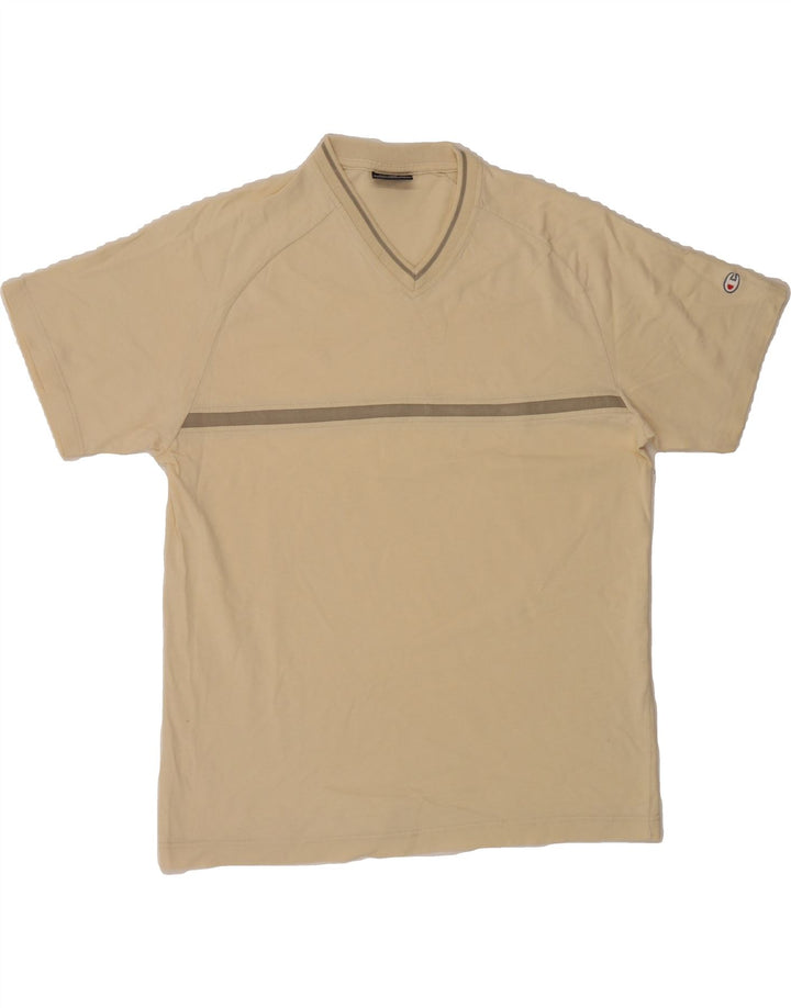 CHAMPION Mens T-Shirt Top Medium Off White Cotton Vintage Champion and Second-Hand Champion from Messina Hembry 