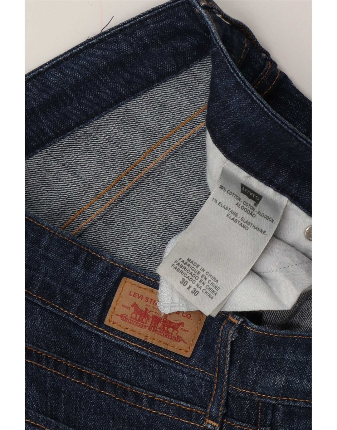 Levi's Damen Skinny Jeans W30 L30 Blaue Baumwolle