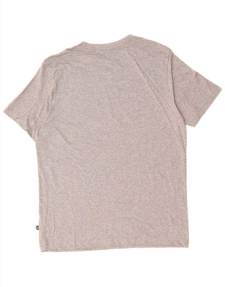 PUMA Herren Graphic T-Shirt Top Large Grau meliert