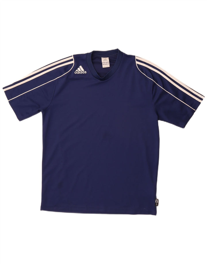 Adidas Herren Climalite T-Shirt Top Medium Marineblau Polyester