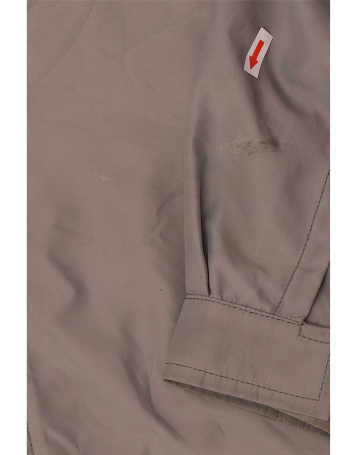 Trussardi Herren Bomberjacke IT 52 XL Grau Polyester Classic
