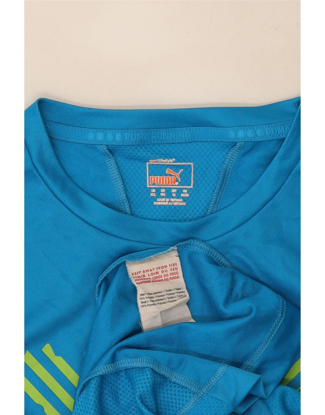 Puma Jungen Grafik T-Shirt Top 15-16 Jahre Blau Polyester