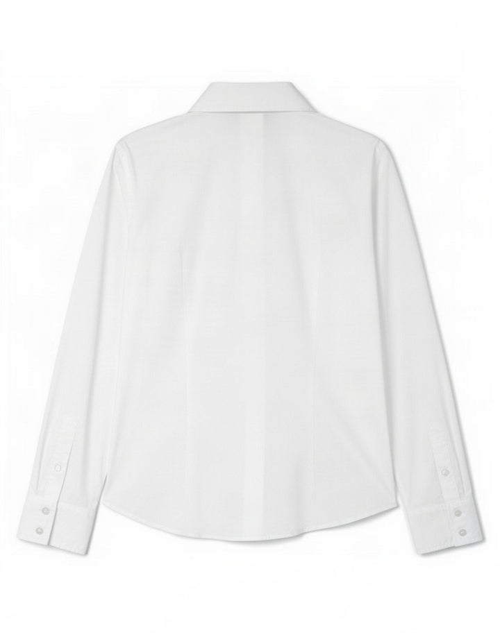 Max Mara Damen Hemd UK 14 Medium Weiß