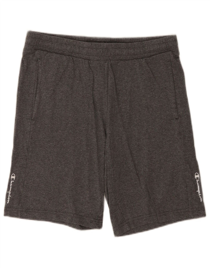 Champion Herren-Sportshorts, Größe S, Grau, Baumwolle
