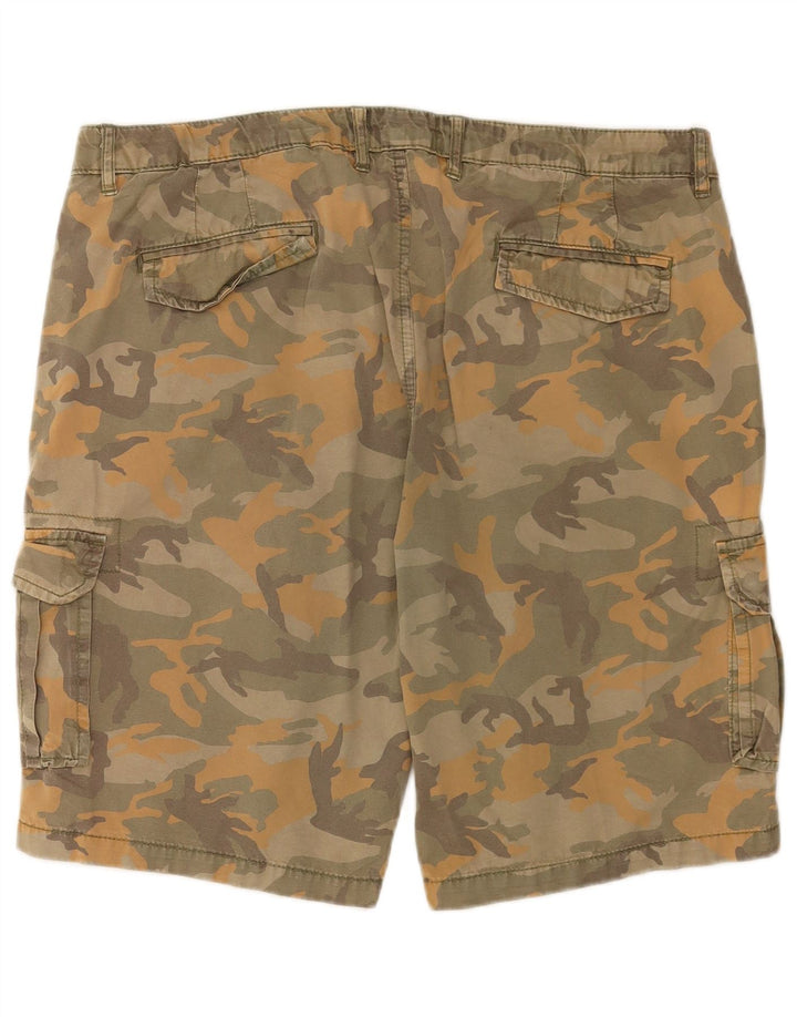 Carrera Herren Cargoshorts W38 XL Khaki Camouflage