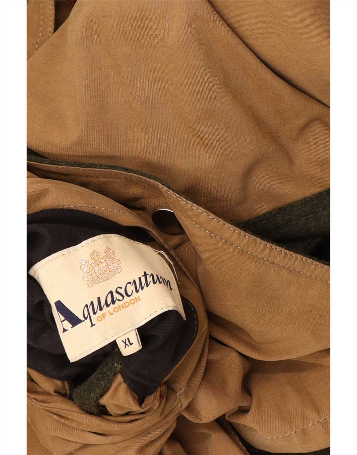 Aquascutum Herren Wendemantel UK 42 XL Grün