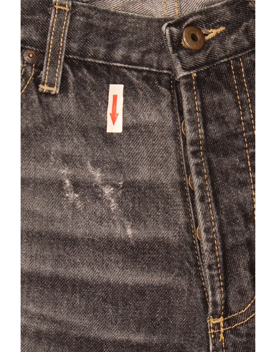 Roy Rogers Herren Straight Jeans W32 L35 Graue Baumwolle
