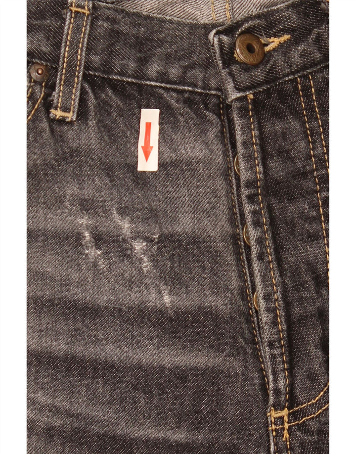 Roy Rogers Herren Straight Jeans W32 L35 Graue Baumwolle