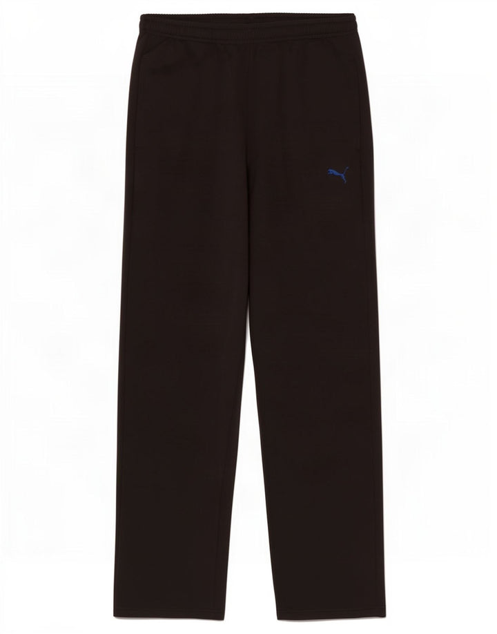 Puma Herren-Trainingshose, groß, aus schwarzem Polyester