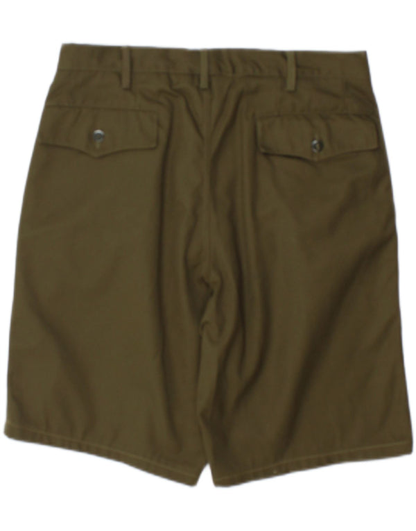 Vintage Herren Freizeitshorts IT 50 Large W36 Khaki
