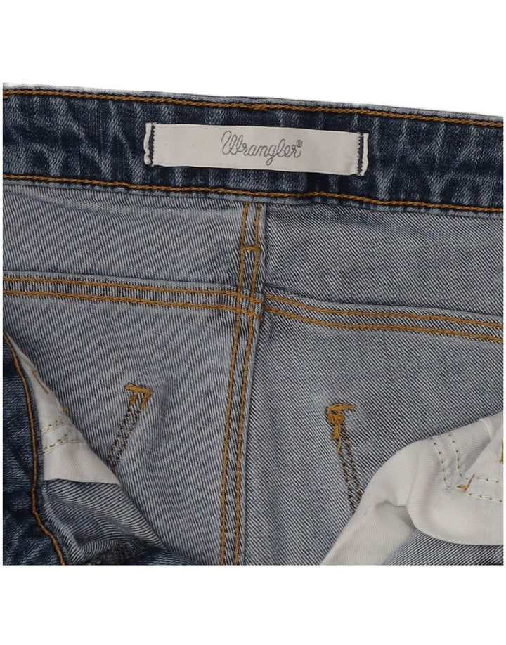 Wrangler Damen Straight Jeans W30 L29 Blau