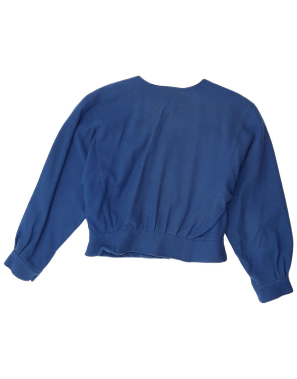 Krizia Damen Bolerojacke UK 14 Mittelblau