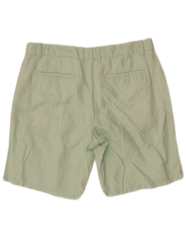 Gap Damen Khakis Chino Shorts US 6 Medium W32 Grünes Leinen