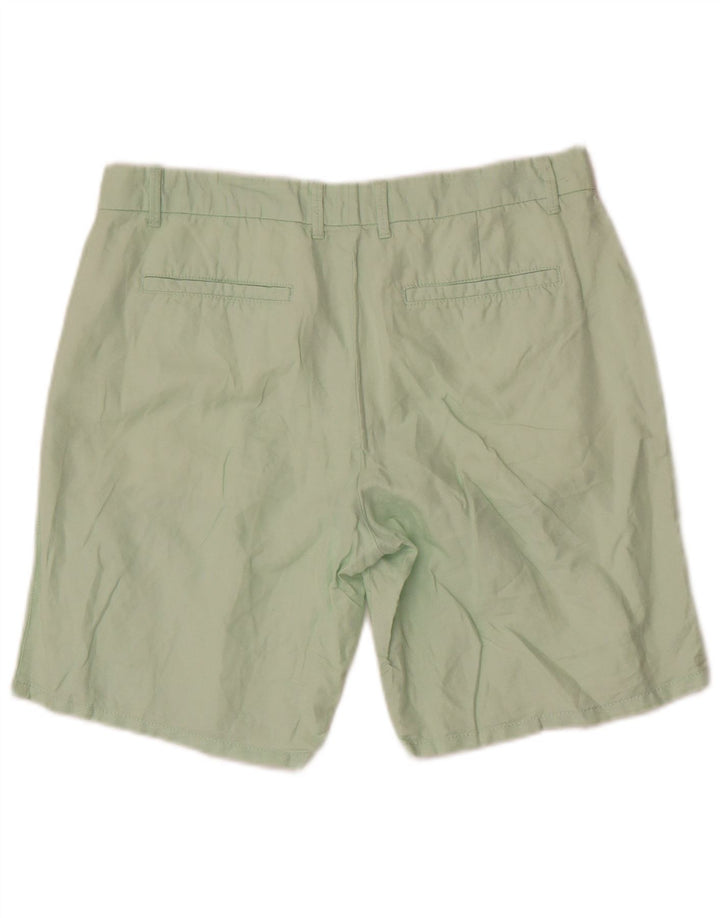 Gap Damen Khakis Chino Shorts US 6 Medium W32 Grünes Leinen