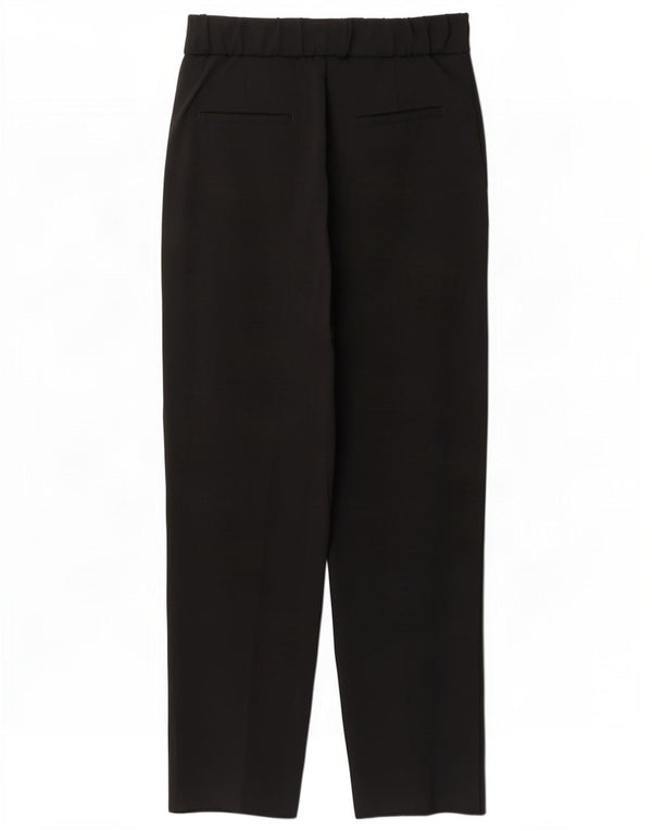 Massimo Dutti Damen Anzughose mit Pegged-Anzug, EU 36, XS, B26, L27, schwarze Viskose
