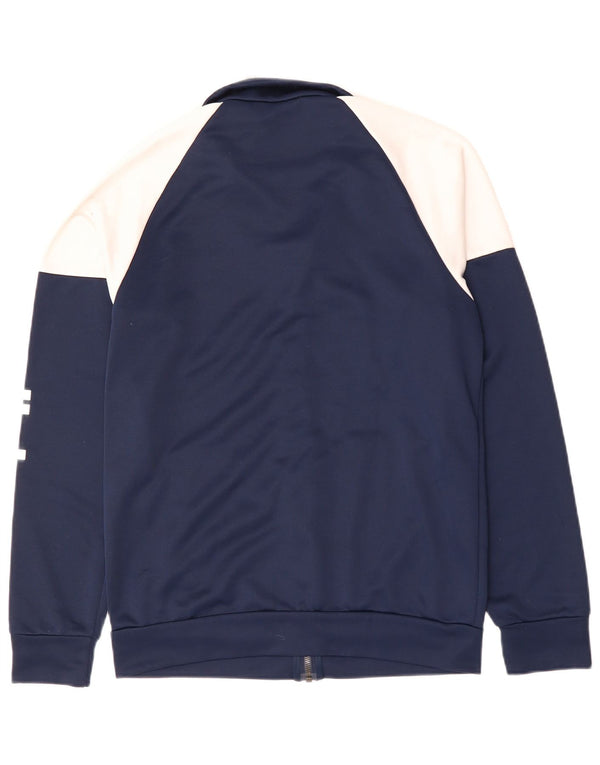 Adidas Herren-Trainingsanzug-Top-Jacke, UK 38/40, mittleres Marineblau, Farbblock