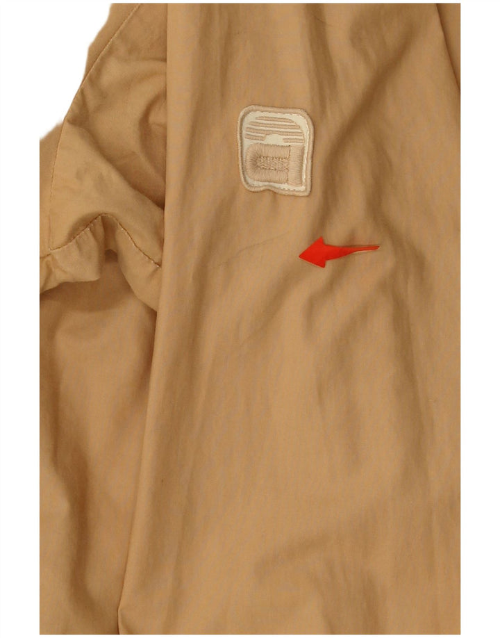 VINTAGE Mens Rain Jacket UK 38 Medium Beige Cotton