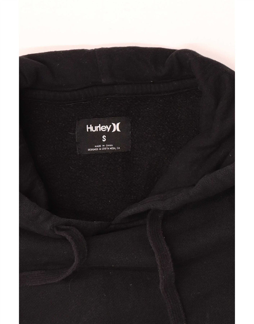 Hurley Herren-Kapuzenpullover mit Grafik, Größe S, Schwarz