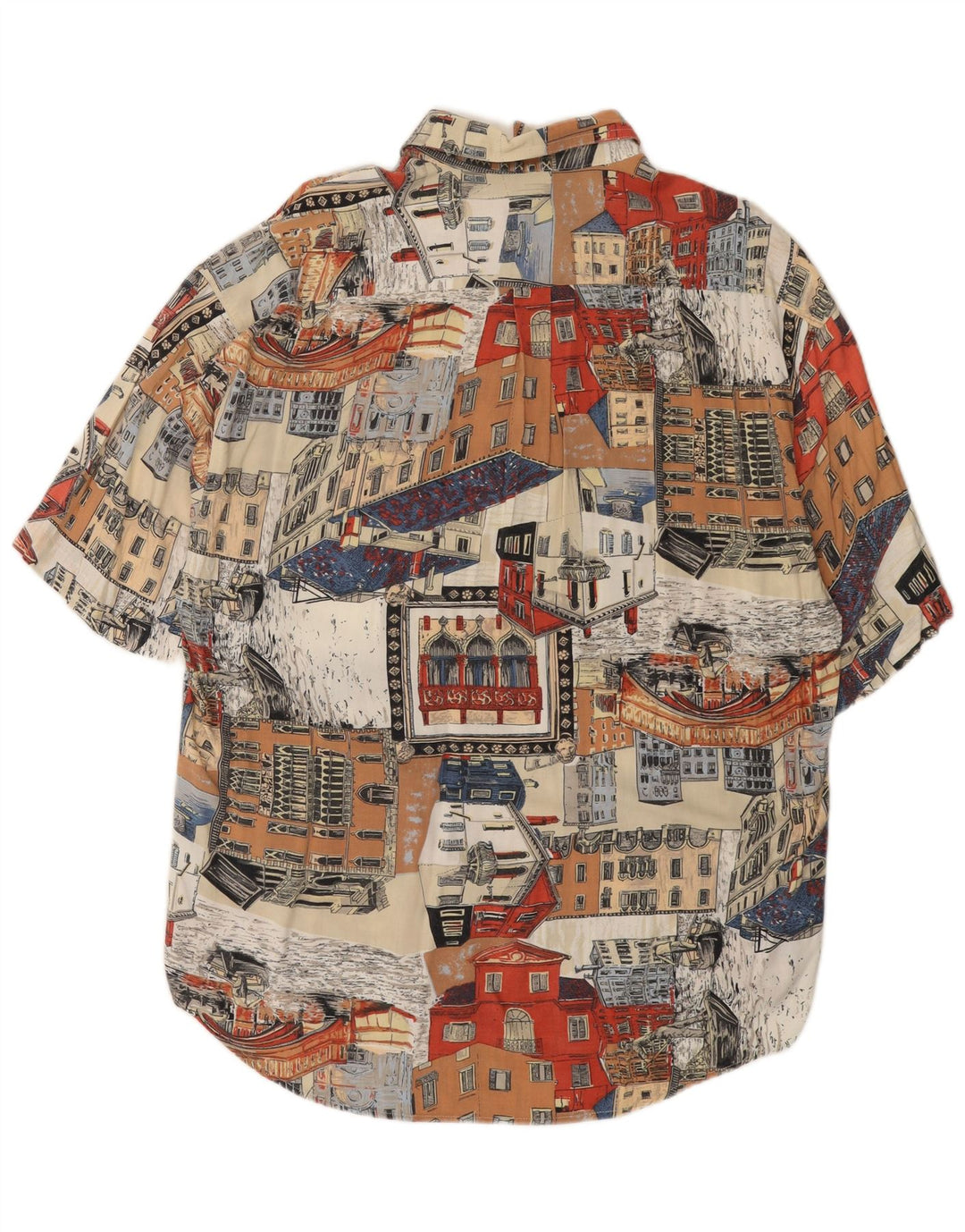 Vintage Herren Grafik Kurzarmshirt 2XL Mehrfarbig