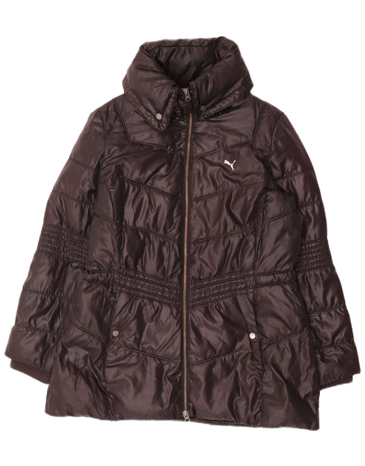 Puma Damen gepolsterter Mantel UK 18 XL Schwarz